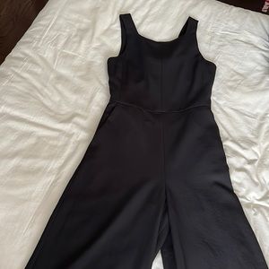 WILFRED Black Tie Back Wide Leg Jumpsuit - Size 10